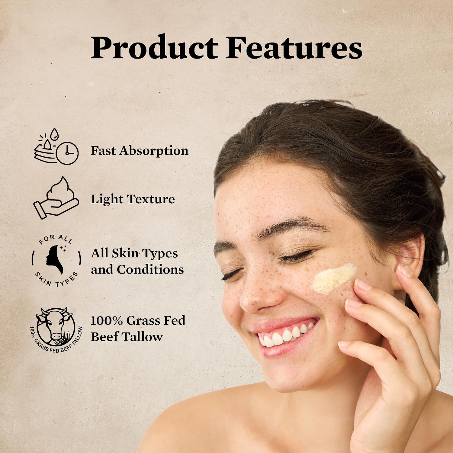 Beef Tallow and Honey Balm Moisturiser