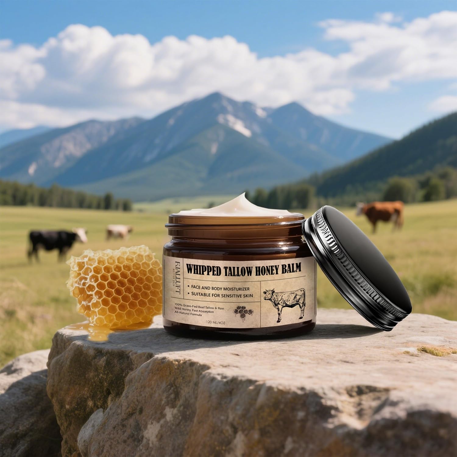 FJALLUFT whipped tallow cream texture